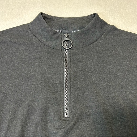 GYMSHARK Recess Crop 1/2 Zip Top Black Size S - Picture 7 of 12